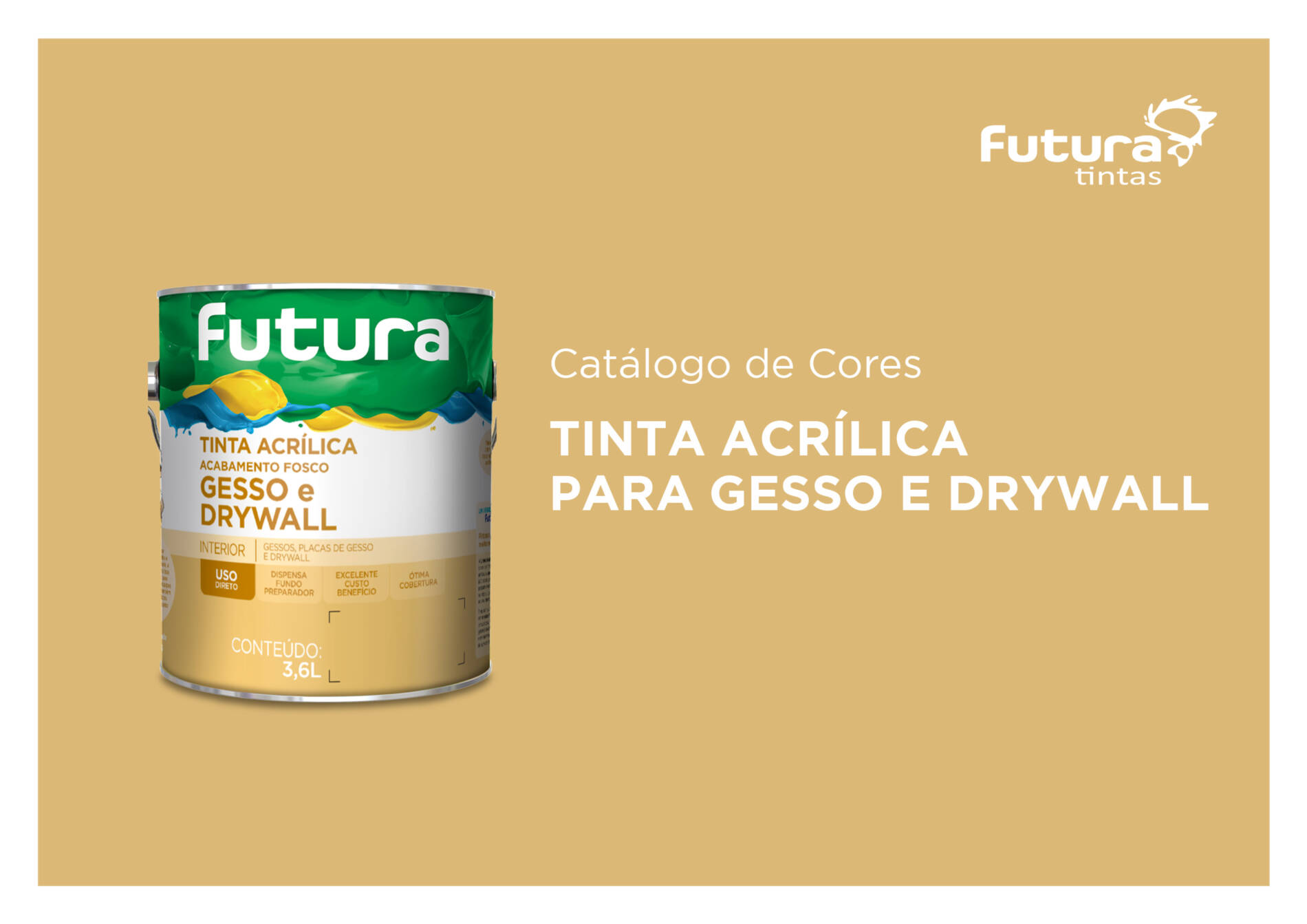 Tinta Acrílica para Gesso e Drywall